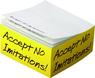 c525 - Post-it Note Cube Pads - 4" x 4" x 2"